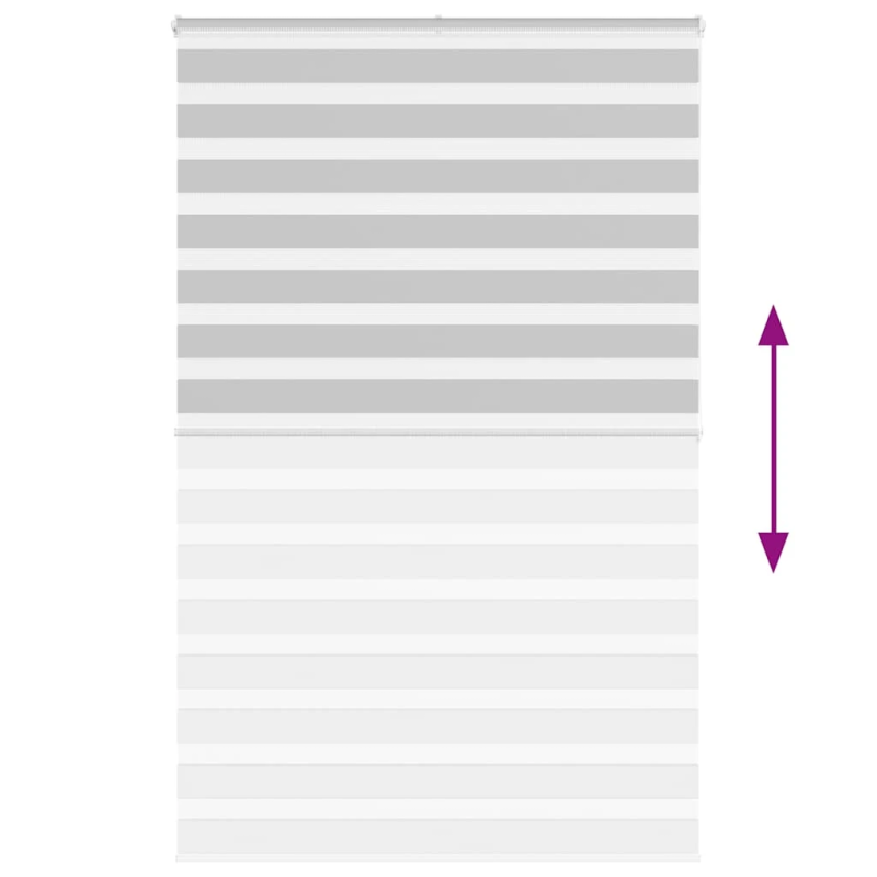 vidaXL žalūzijas zebra 145x200 cm auduma platums 140,9 cm poliesters