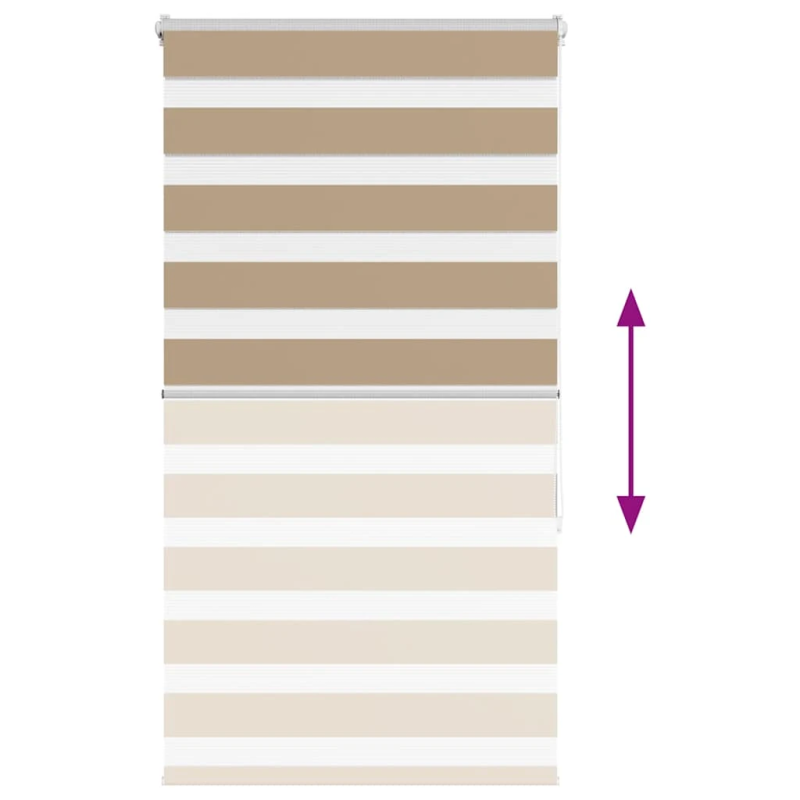 vidaXL žalūzijas zebra 90x150 cm auduma platums 85,9 cm poliesters