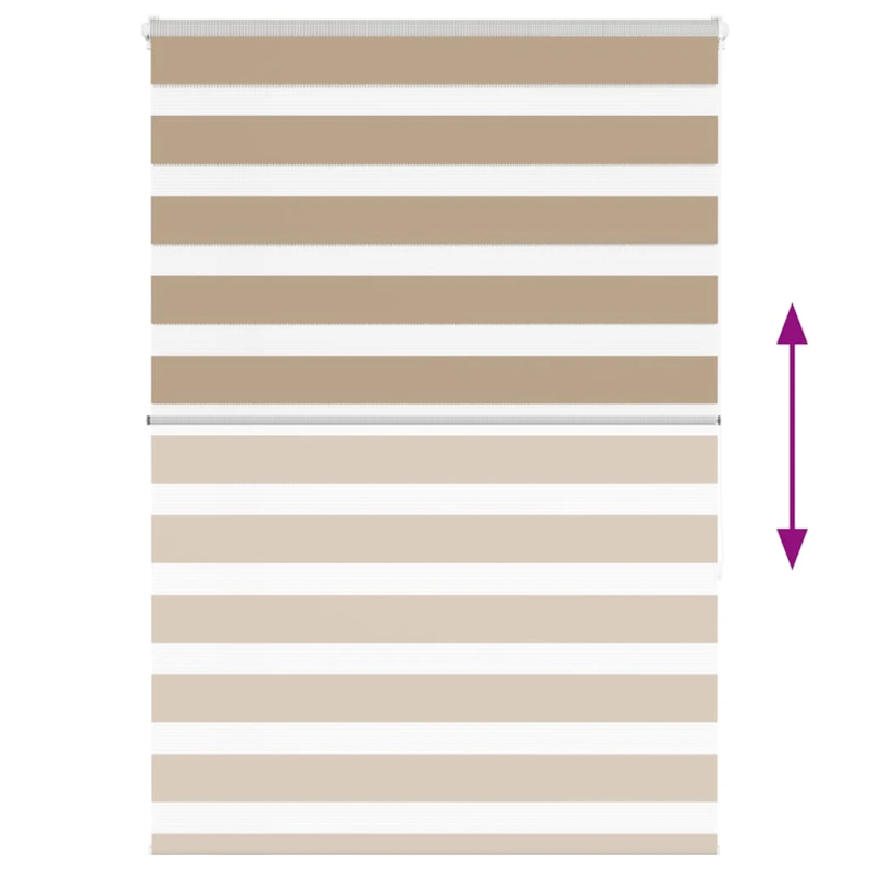 vidaXL žalūzijas zebra 100x150 cm auduma platums 95,9 cm poliesters
