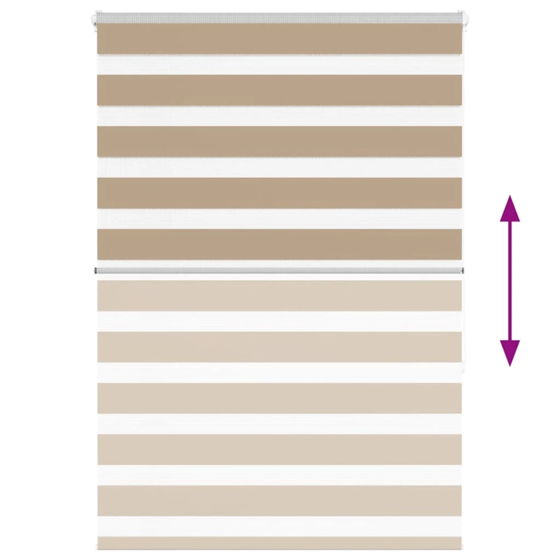 vidaXL žalūzijas zebra 105x150 cm auduma platums 100,9 cm poliesters