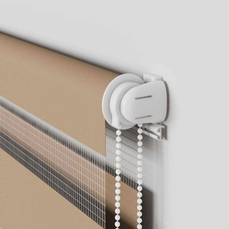 vidaXL žalūzijas zebra 130x150 cm auduma platums 125,9 cm poliesters