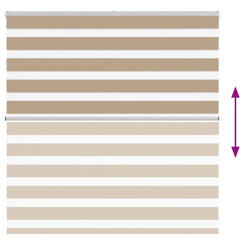 vidaXL žalūzijas zebra 145x150 cm auduma platums 140,9 cm poliesters