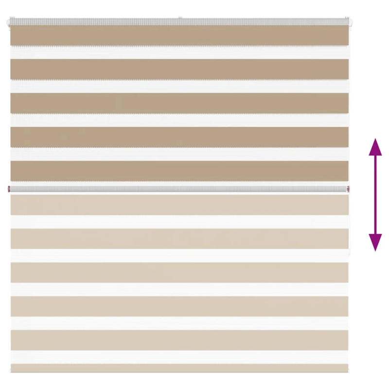 vidaXL žalūzijas zebra 150x150 cm auduma platums 145,9 cm poliesters