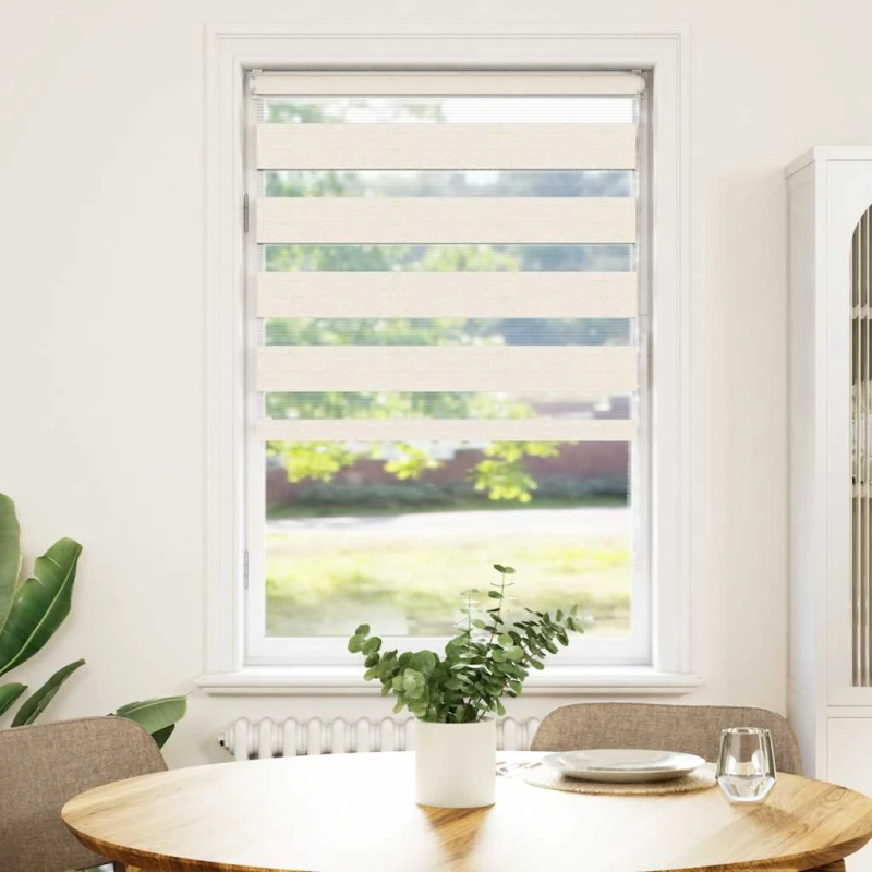 vidaXL žalūzijas zebra 80x100 cm auduma platums 75,9 cm poliesters