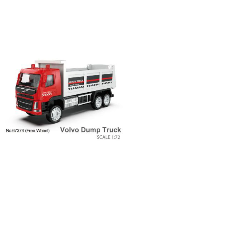 MSZ Miniatūrais modelis Volvo Dump Truck, izmērs 1:72