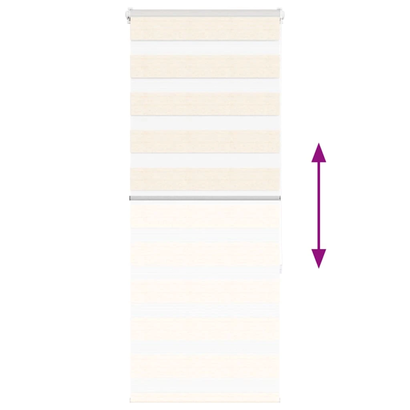 vidaXL žalūzijas zebra 60x150 cm auduma platums 55,9 cm poliesters