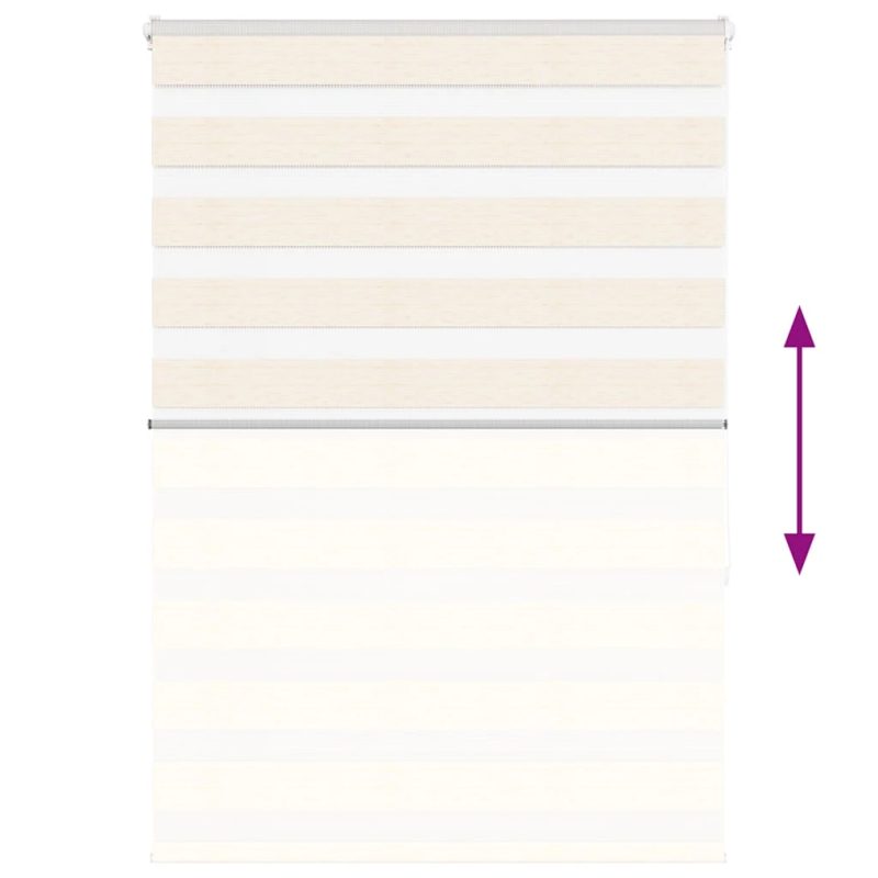 vidaXL žalūzijas zebra 95x150 cm auduma platums 90,9 cm poliesters
