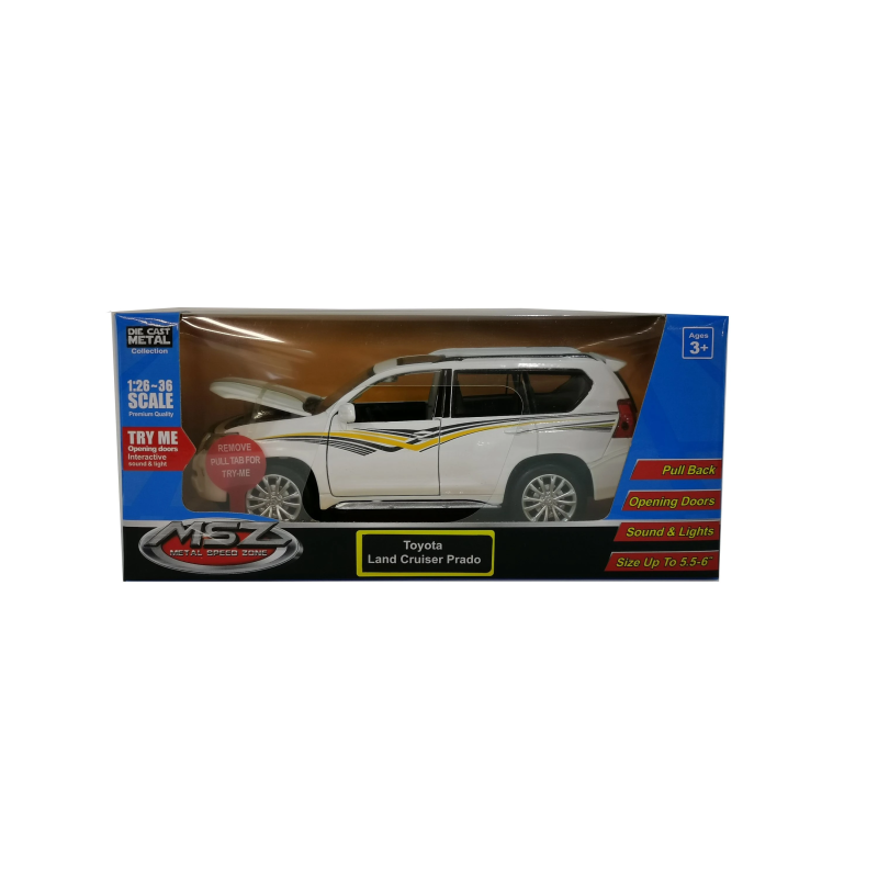 MSZ metallist mudelauto Toyota Land Cruiser Prado, skaala 1:32