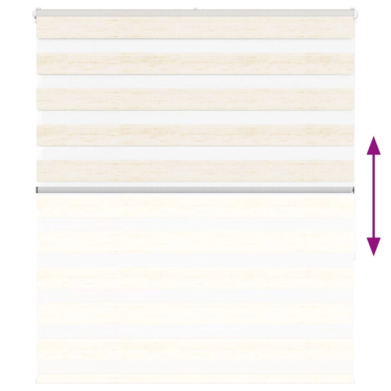 vidaXL žalūzijas zebra 120x150 cm auduma platums 115,9 cm poliesters