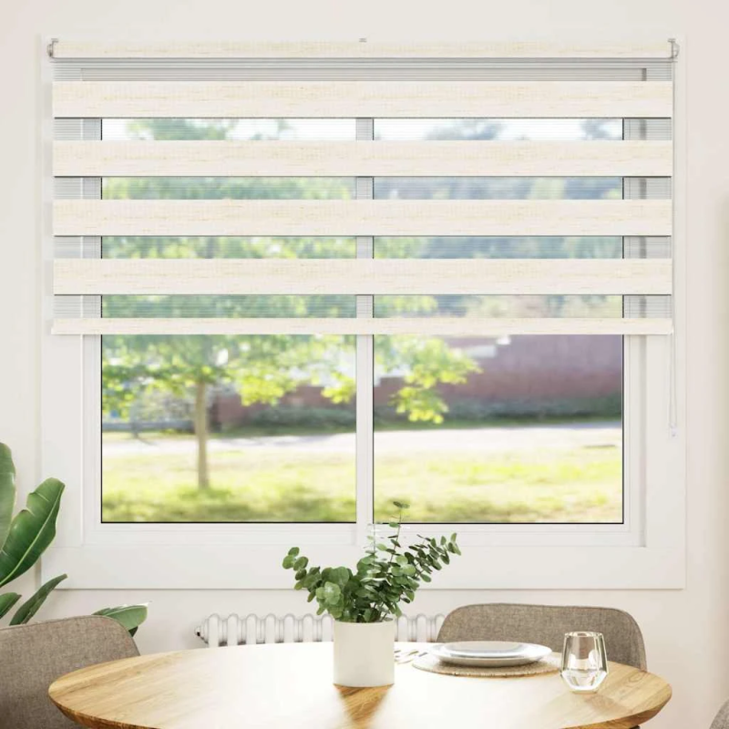 vidaXL žalūzijas zebra 155x150 cm auduma platums 150,9 cm poliesters