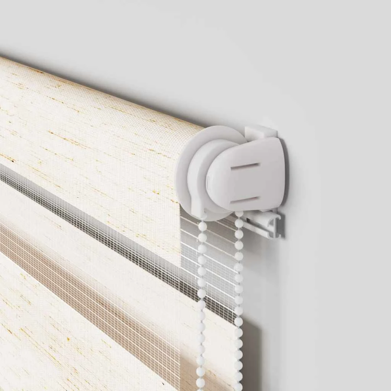 vidaXL žalūzijas zebra 65x200 cm auduma platums 60,9 cm poliesters