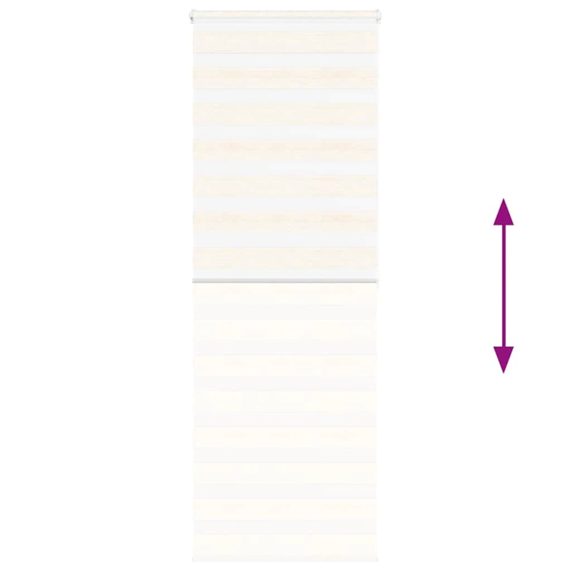 vidaXL žalūzijas zebra 80x200 cm auduma platums 75,9 cm poliesters