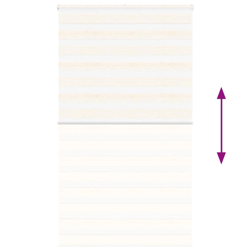 vidaXL žalūzijas zebra 125x200 cm auduma platums 120,9 cm poliesters