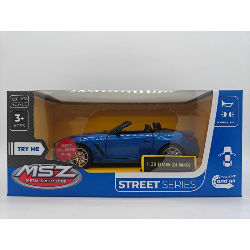 MSZ Miniatūrais modelis - BMW Z4 M40i, mērogs 1:30