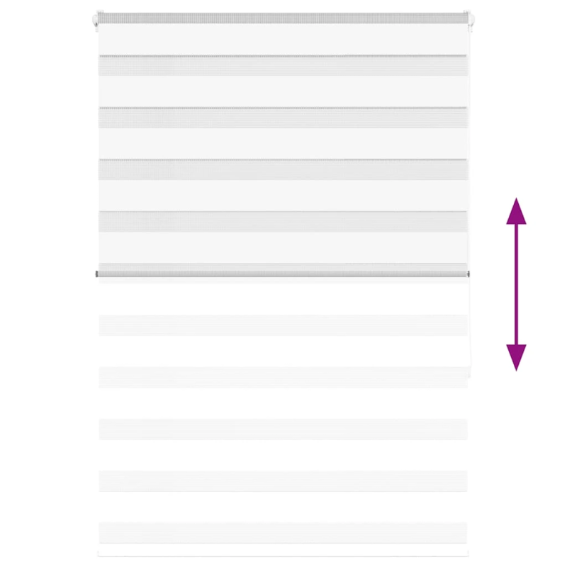 vidaXL žalūzijas zebra 95x150 cm auduma platums 90,9 cm poliesters