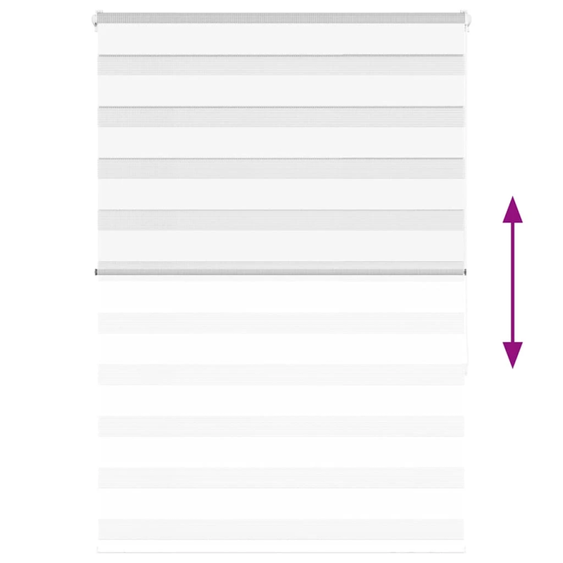 vidaXL žalūzijas zebra 115x150 cm auduma platums 110,9 cm poliesters