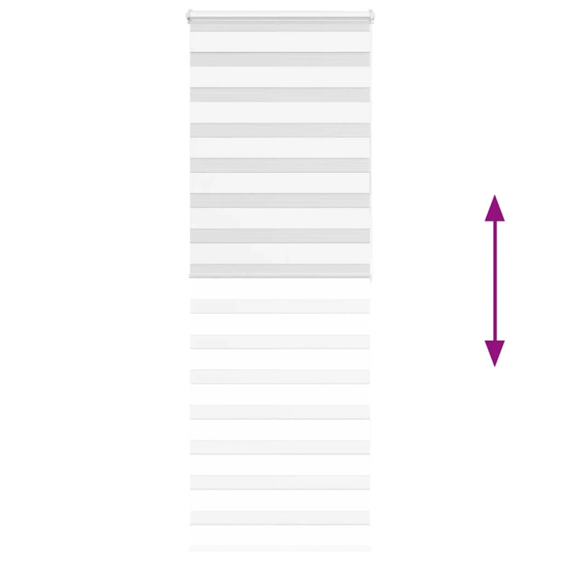 vidaXL žalūzijas zebra 70x200 cm auduma platums 65,9 cm poliesters