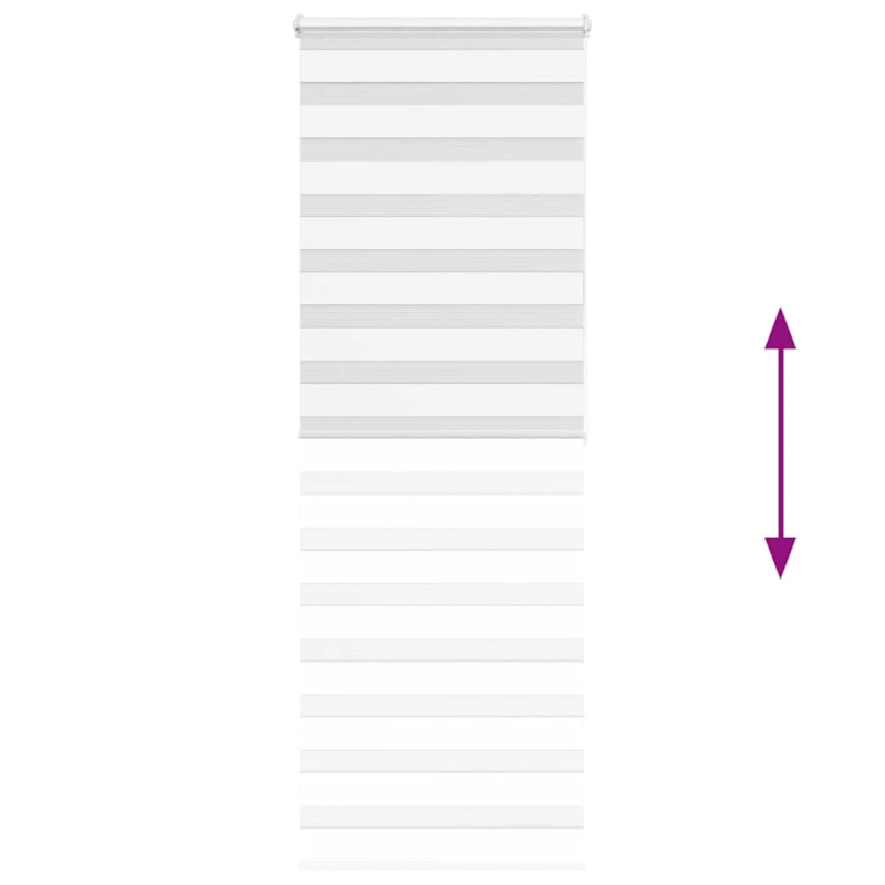 vidaXL žalūzijas zebra 90x200 cm auduma platums 85,9 cm poliesters