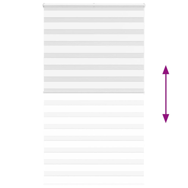 vidaXL žalūzijas zebra 130x200 cm auduma platums 125,9 cm poliesters