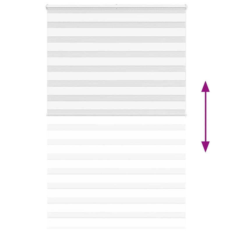 vidaXL žalūzijas zebra 140x200 cm auduma platums 135,9 cm poliesters