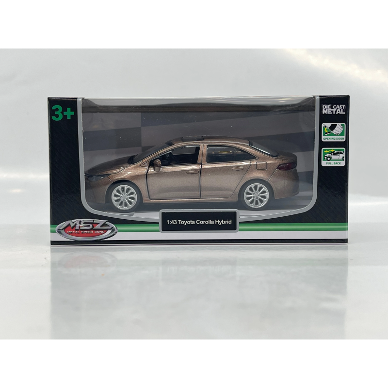 MSZ Die-cast Toyota Corolla Hybrid auto modelis mērogā 1:43