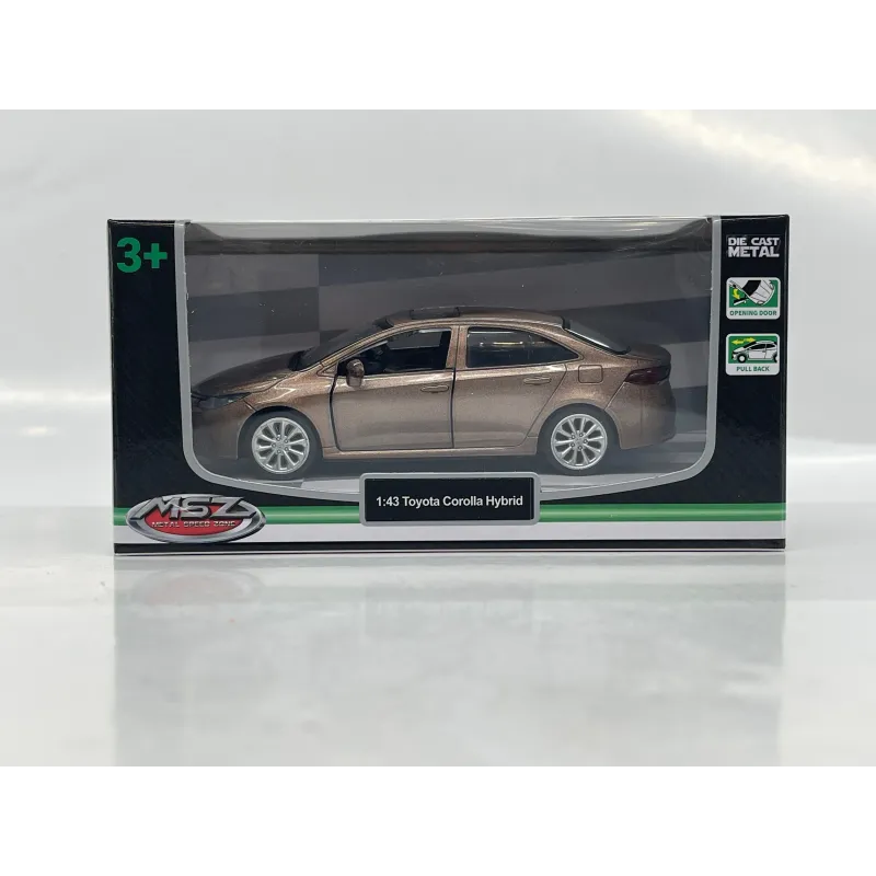 MSZ Die-cast Toyota Corolla Hybrid auto modelis mērogā 1:43