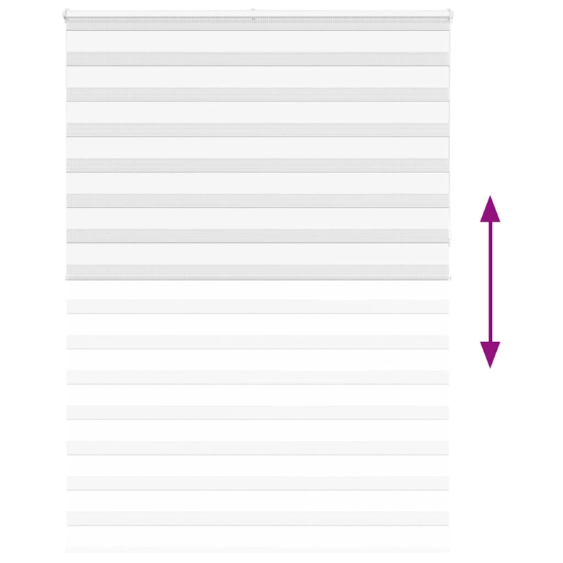 vidaXL žalūzijas zebra 160x230 cm auduma platums 155,9 cm poliesters