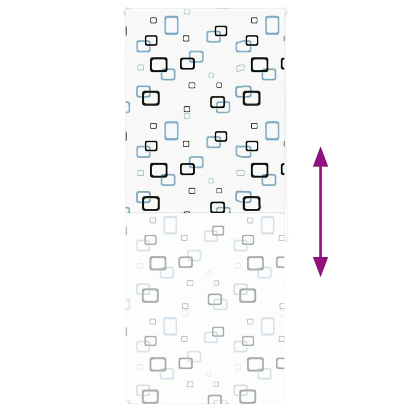 vidaXL rullo žalūzija dušai, 110x240 cm, auduma platums 106 cm