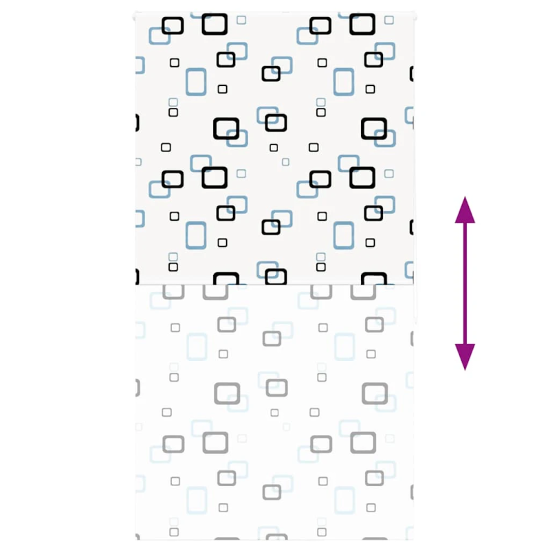 vidaXL rullo žalūzija dušai, 130x240 cm, auduma platums 126 cm