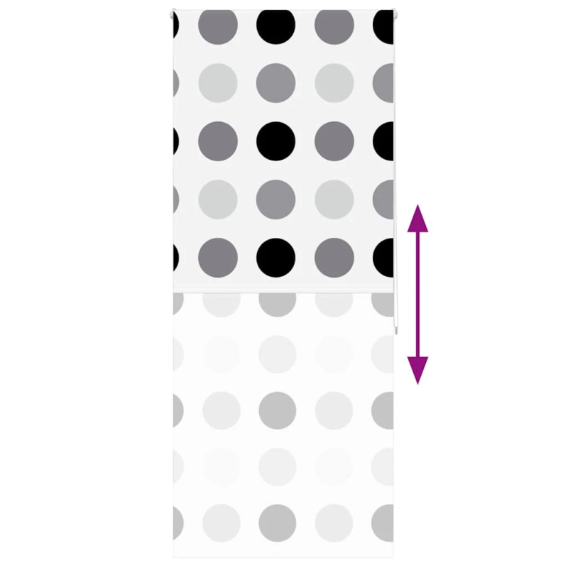 vidaXL rullo žalūzija dušai, 110x240 cm, auduma platums 106 cm