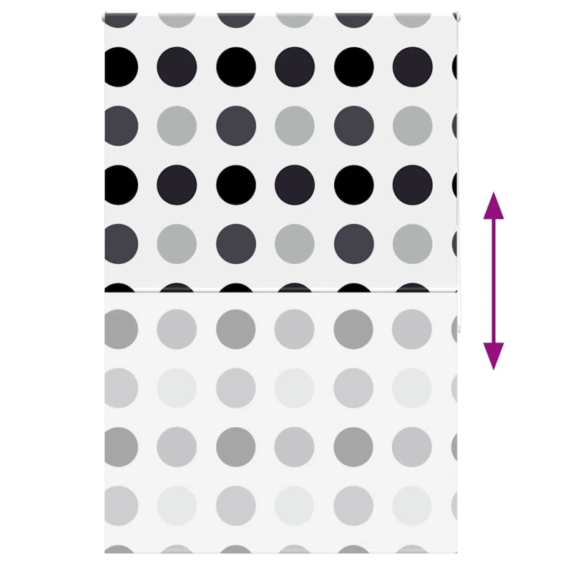 vidaXL rullo žalūzija dušai, 150x240 cm, auduma platums 146 cm