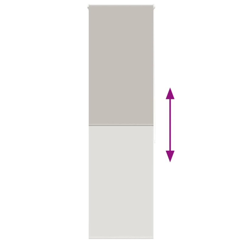 vidaXL rullo žalūzija dušai, 60x240 cm, auduma platums 56 cm