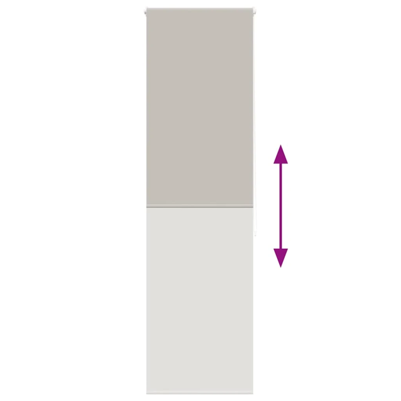 vidaXL rullo žalūzija dušai, 80x240 cm, auduma platums 76 cm