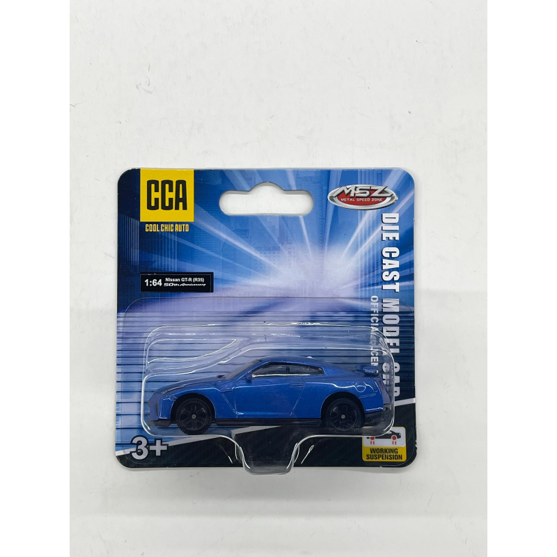 MSZ Die-cast Nissan GTR auto modelis mērogā 1:64