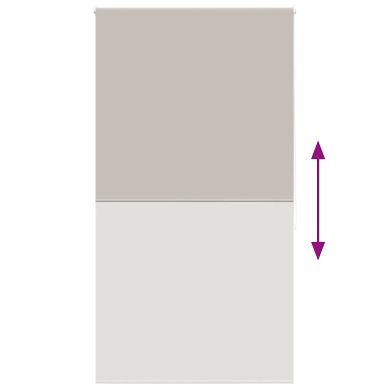 vidaXL rullo žalūzija dušai, 140x240 cm, auduma platums 136 cm