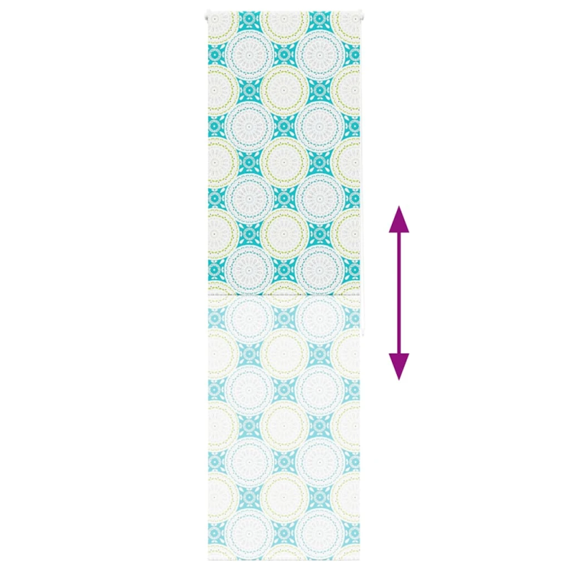 vidaXL rullo žalūzija dušai, 80x240 cm, auduma platums 76 cm