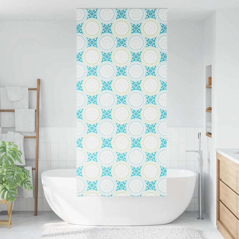 vidaXL rullo žalūzija dušai, 90x240 cm, auduma platums 86 cm