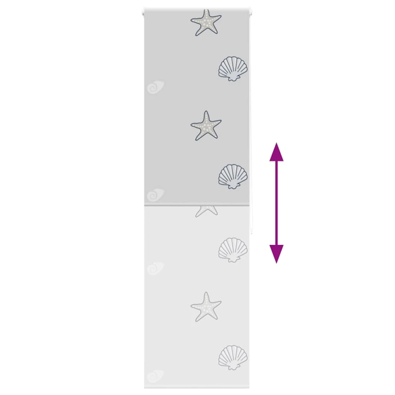 vidaXL rullo žalūzija dušai, 70x240 cm, auduma platums 66 cm