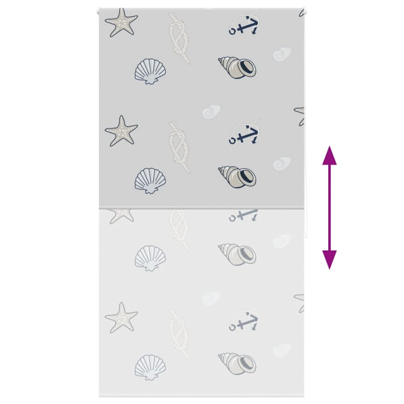 vidaXL rullo žalūzija dušai, 140x240 cm, auduma platums 136 cm