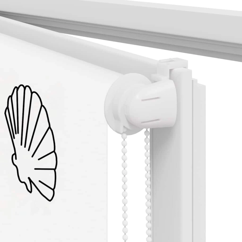 vidaXL rullo žalūzija dušai, 60x240 cm, auduma platums 56 cm