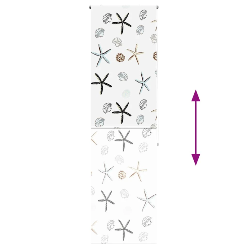 vidaXL rullo žalūzija dušai, 80x240 cm, auduma platums 76 cm