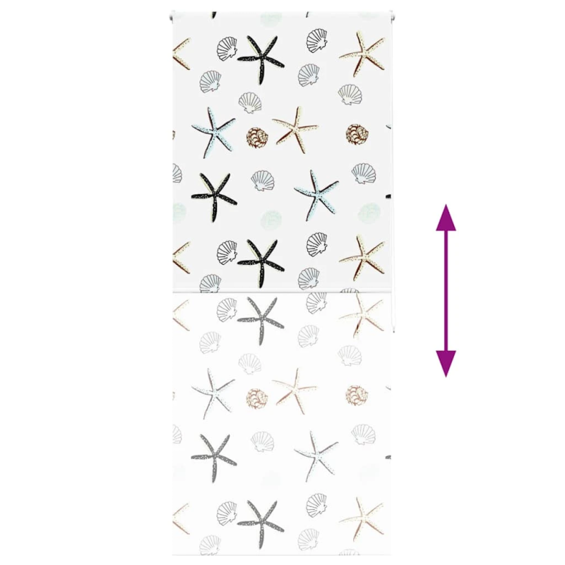 vidaXL rullo žalūzija dušai, 90x240 cm, auduma platums 86 cm