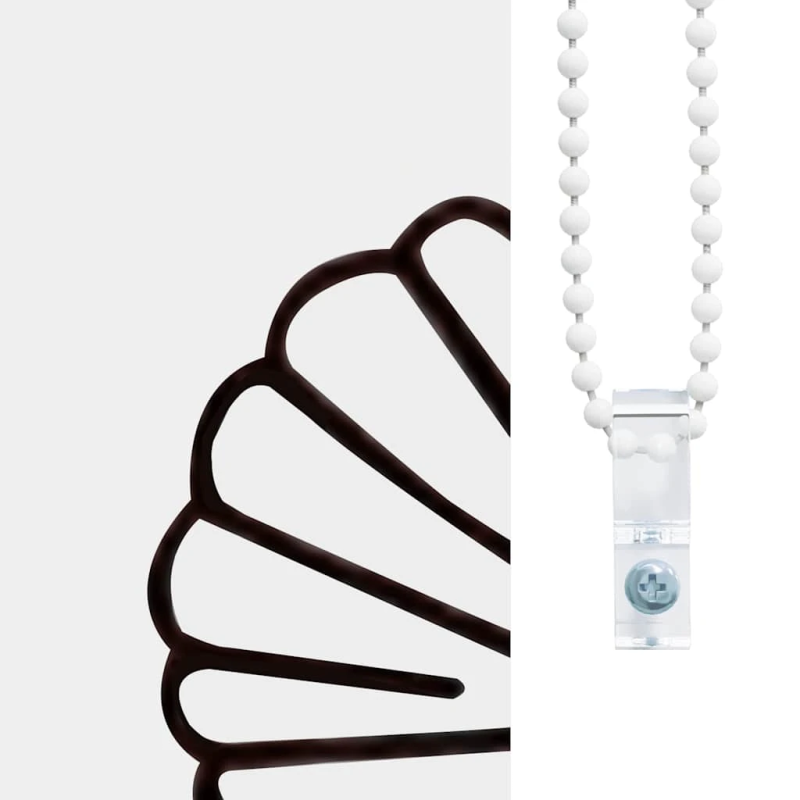 vidaXL rullo žalūzija dušai, 100x240 cm, auduma platums 96 cm