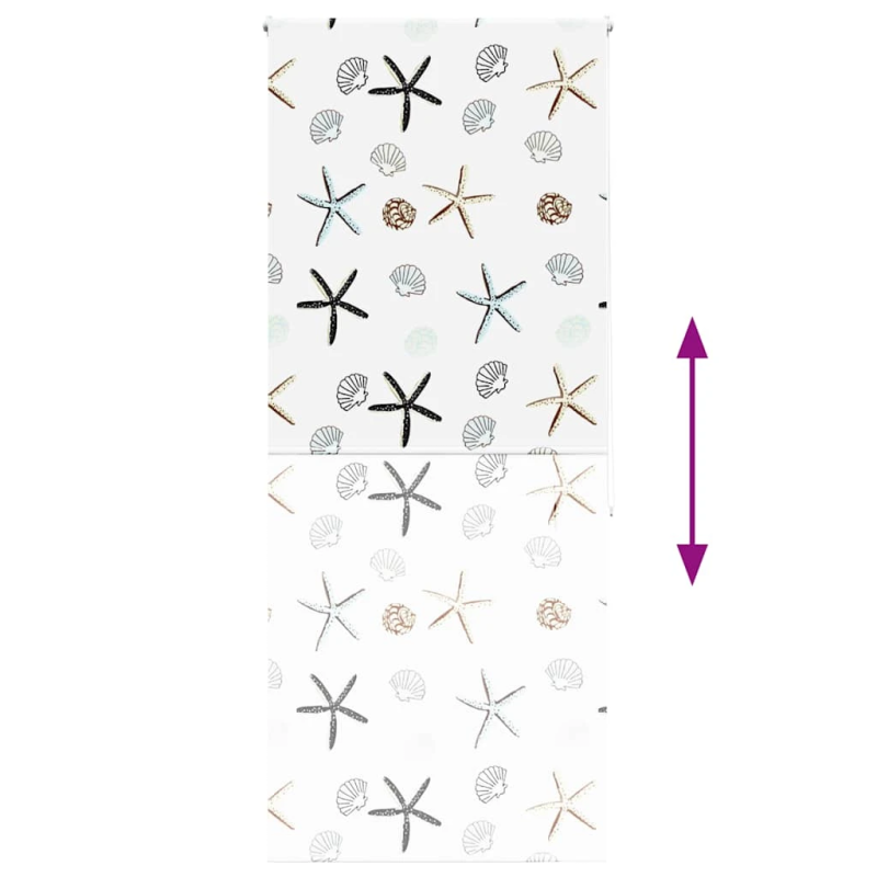 vidaXL rullo žalūzija dušai, 110x240 cm, auduma platums 106 cm