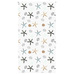 vidaXL rullo žalūzija dušai, 130x240 cm, auduma platums 126 cm