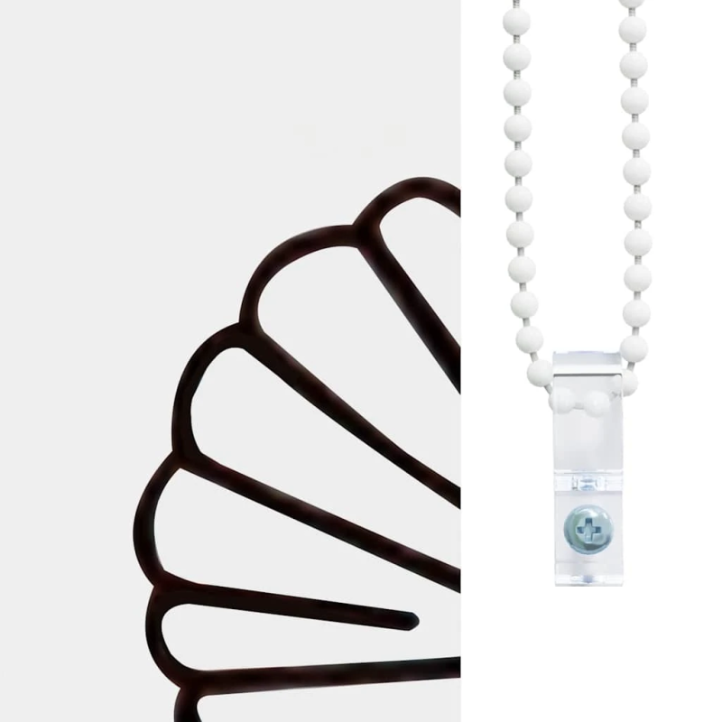 vidaXL rullo žalūzija dušai, 130x240 cm, auduma platums 126 cm