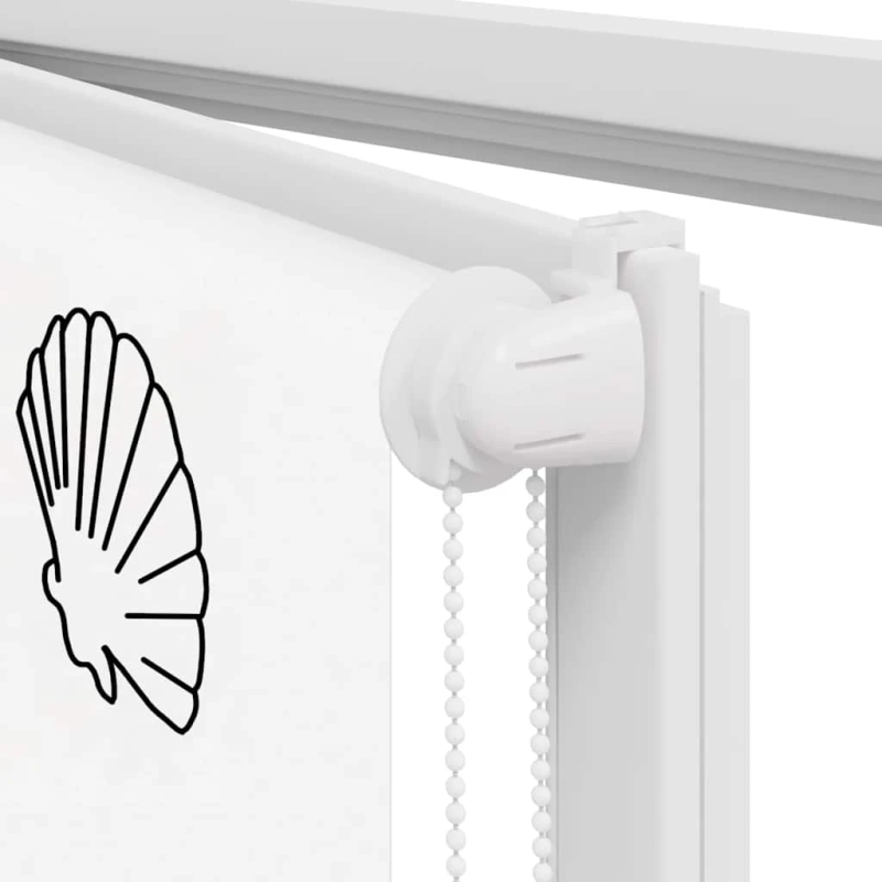 vidaXL rullo žalūzija dušai, 150x240 cm, auduma platums 146 cm