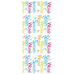 vidaXL rullo žalūzija dušai, 100x240 cm, auduma platums 96 cm