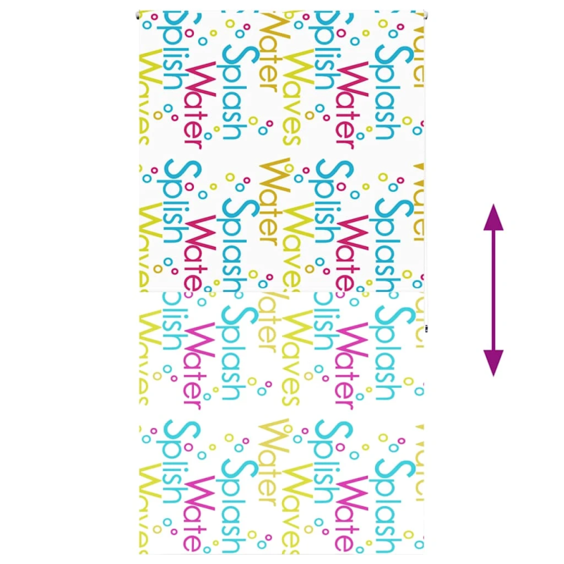 vidaXL rullo žalūzija dušai, 120x240 cm, auduma platums 116 cm