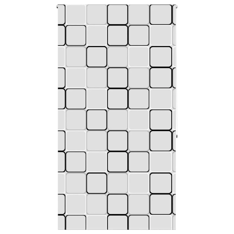 vidaXL rullo žalūzija dušai, 130x240 cm, auduma platums 126 cm